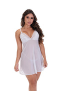 Camisola em Tule com Calcinha – Perola